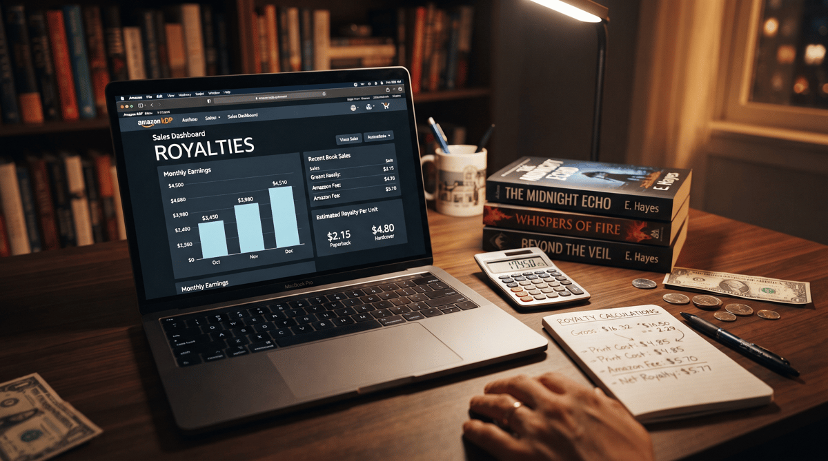 Amazon KDP Royalties Explained: What You Actually Earn Per Sale (2026)