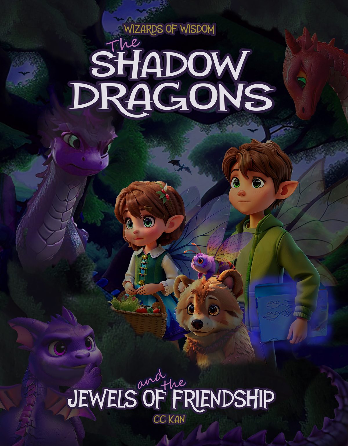 Wizards of Wisdom, Book 1: The Shadow Dragons and the Jewels of Friendship by CC Kan