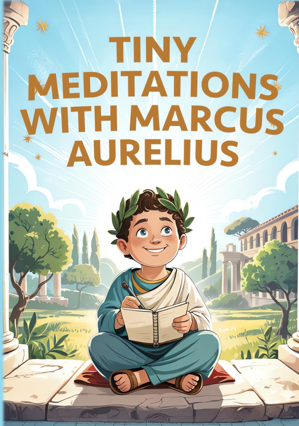 Tiny Meditations With Marcus Aurelius: The Stoic Story With Marcus Aurelius For Turning Worries Into Happiness. Meditations, Philosophy & Stoicism For Kids. by Timeless Arc Press