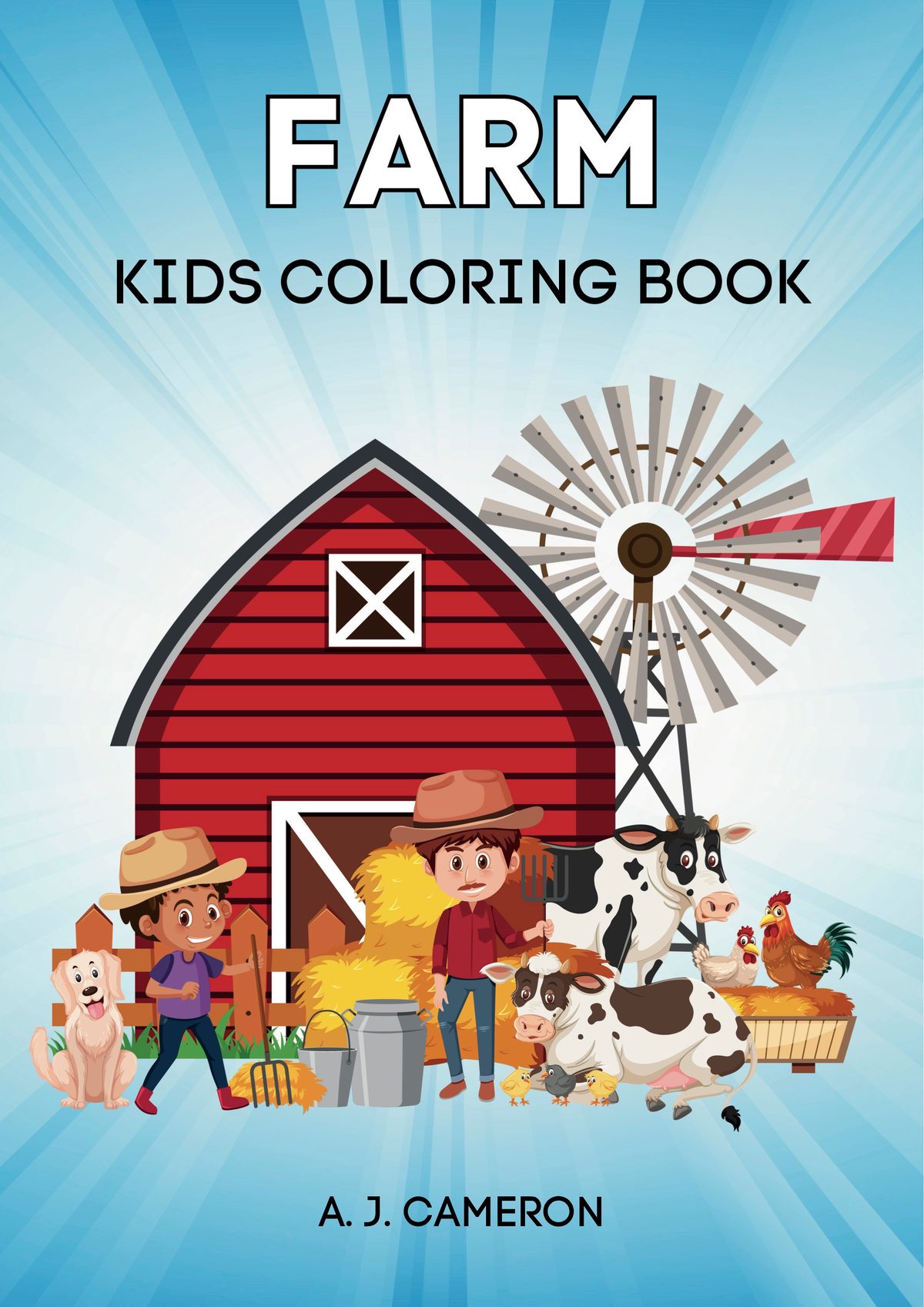 Farm Coloring Book by A. J. Cameron