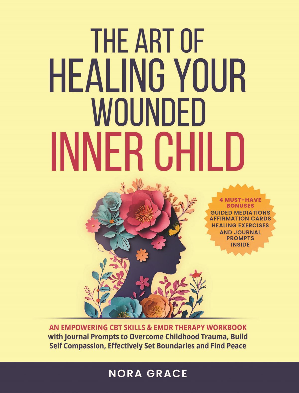 The Art Of Healing Your Wounded Inner Child: An Empowering CBT Skills & EMDR Therapy Workbook (Personal Growth Series) by Nora Grace