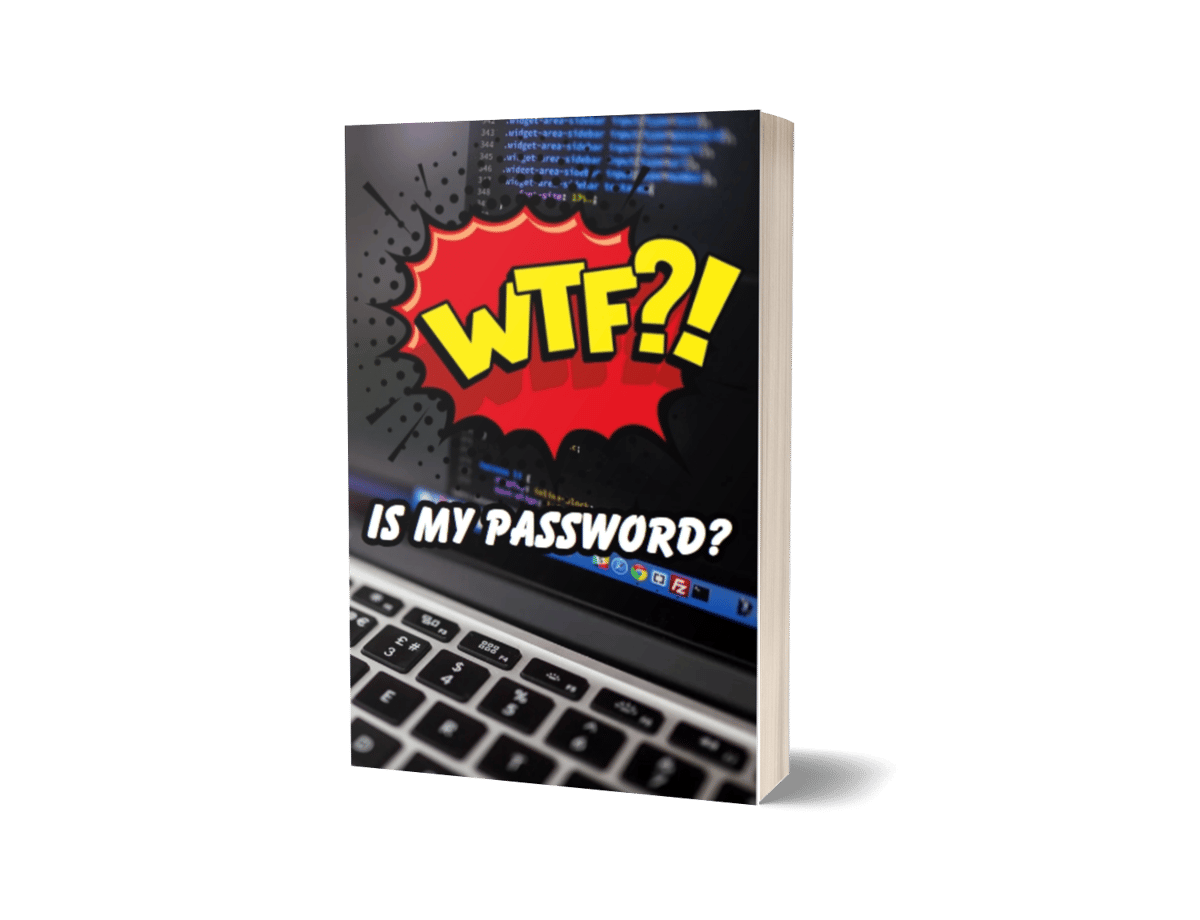 WTF is My Password by Blue Wolf Journals & Books