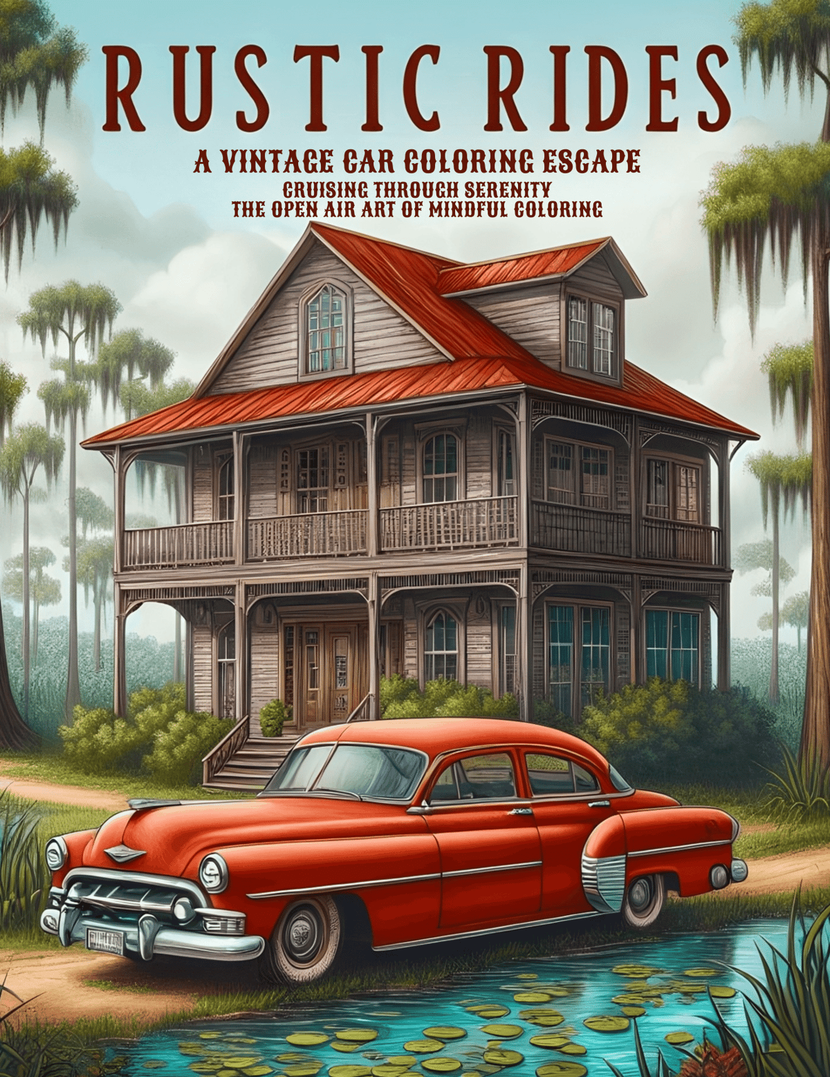 Rustic Rides: A Vintage Car Coloring Escape: Cruising Through Serenity - The Open Air Art of Mindful Coloring by Marisol Luna