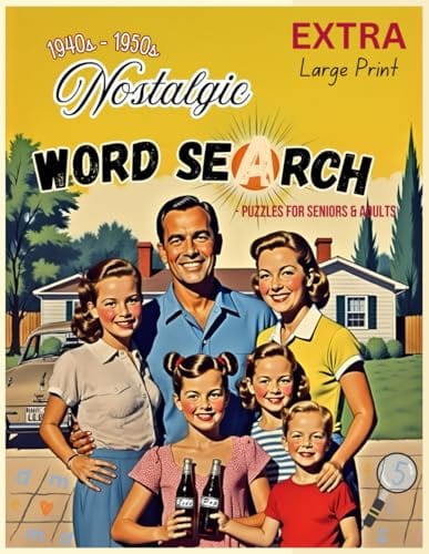 My Old Memory Pieces: 1950s Golden Age Everyday Life - Nostalgic Large Print Word Search Puzzles for Seniors & Adults: Extra Big Font,Printable Cross ... Crosswords Game, Brain Teaser, Stree Relief) by MarkMyWays