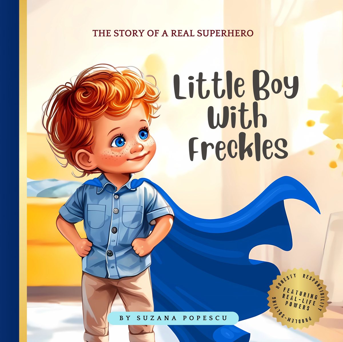 Little Boy With Freckles by Suzana Popescu