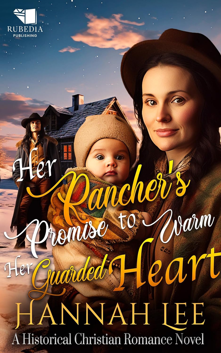 Her Rancher's Promise to Warm Her Guarded Heart: A Western Historical Romance Book by Hannah Lee Davis