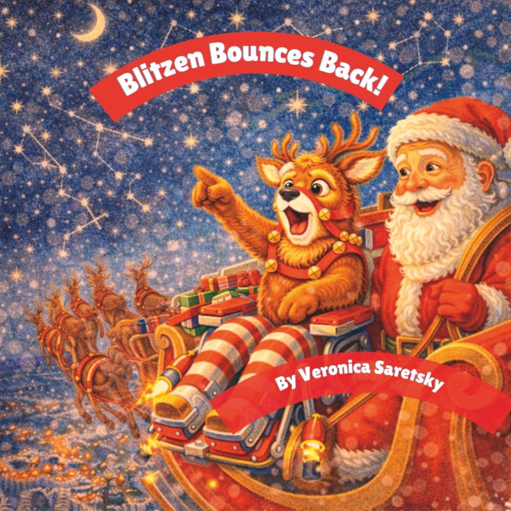 Blitzen Bounces Back!: A Christmas Story of Tenacity by Veronica Saretsky