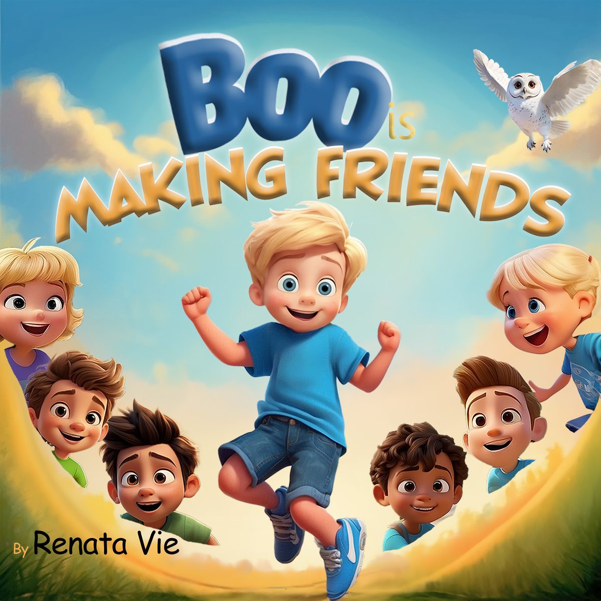 Boo is making friends by Renata Vie