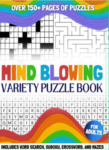 Mind Blowing Variety Puzzle Book by Jillian Kinsman