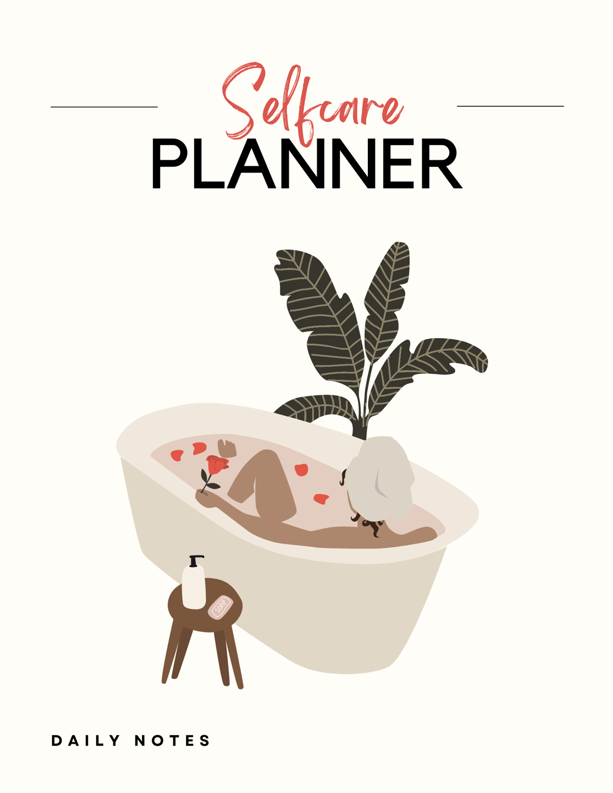 The Self-Care Daily Planner: Mindful Notes for Wellness, Personal Growth & Stress relief by Good Books