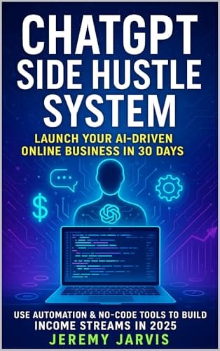 ChatGPT Side Hustle System: Launch Your AI-Driven Online Business in 30 Days: Use Automation & No-Code Tools to Build Income Streams in 2025 by Jeremy Jarvis