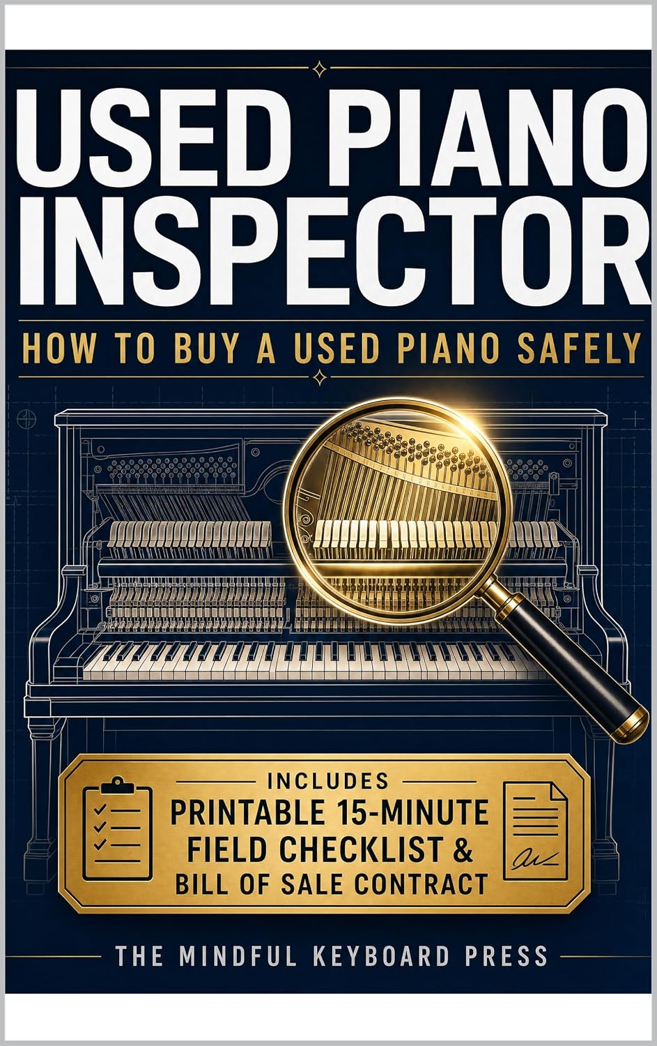 Used Piano Inspector: How to Buy a Used Piano Safely: A Step-by-Step Acoustic Piano Inspection Checklist and Evaluation Guide for Beginners by Arthur Cassel