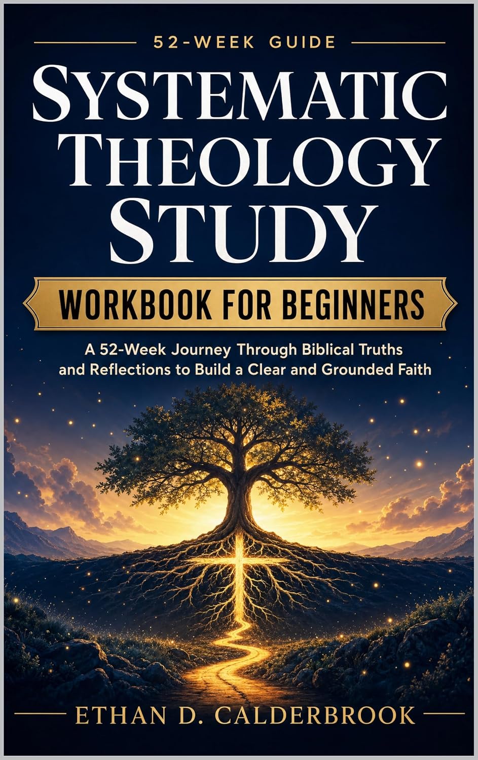 Systematic Theology Study Workbook for Beginners: A 52-Week Journey Through Biblical Truths and Reflections to Build a Clear and Grounded Faith by Ethan  Calderbrook
