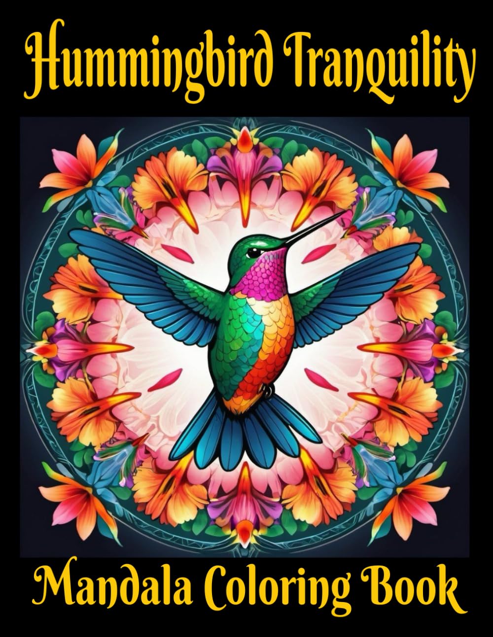 Hummingbird Tranquility: Mandala Coloring Book by Learning AdvoKits