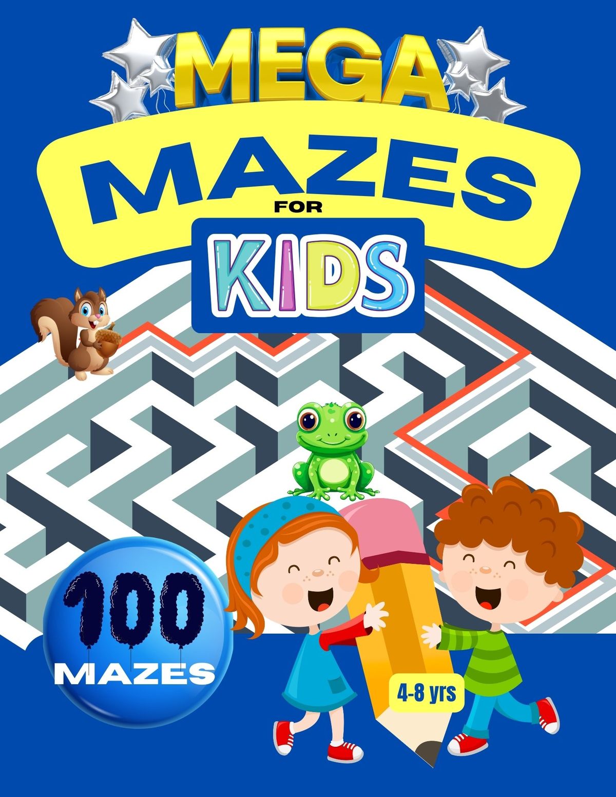 Mega Mazes for kids 4-8 by Clever and Creative Kidz