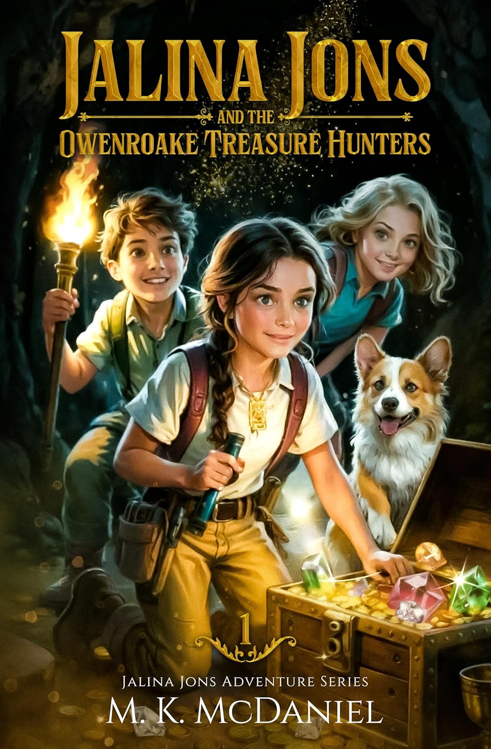 Jalina Jons and the Owenroake Treasure Hunters: A Magical Fantasy Adventure perfect for ages 9-14, Grades 4-8: Jalina Jons Adventure Series Book 1 by M. K. McDaniel