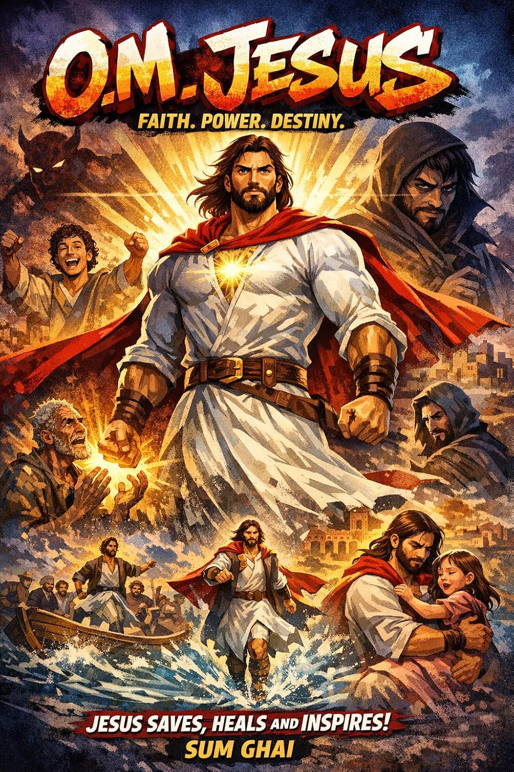 O.M Jesus: Christian Superhero Comic by Sum Ghai