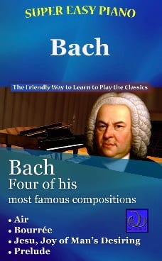 Super Easy Piano Bach by Bryson Walker