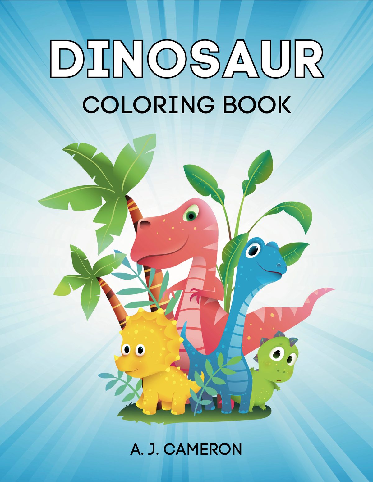 Dinosaur Coloring Book by A. J. Cameron