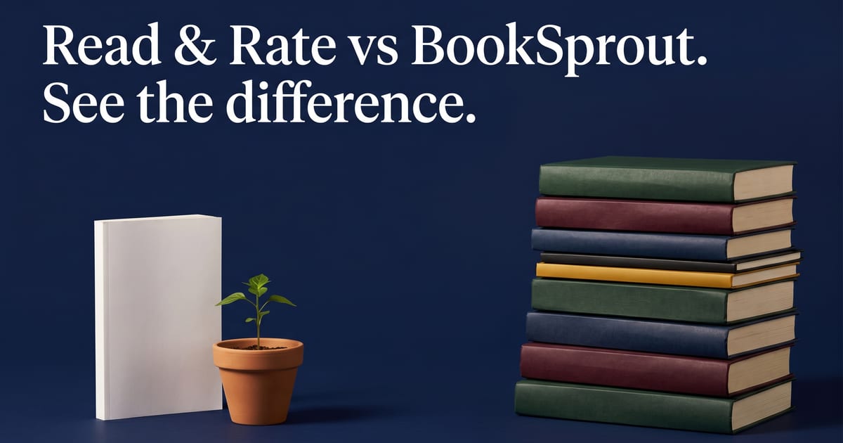 Read & Rate compared with Booksprout